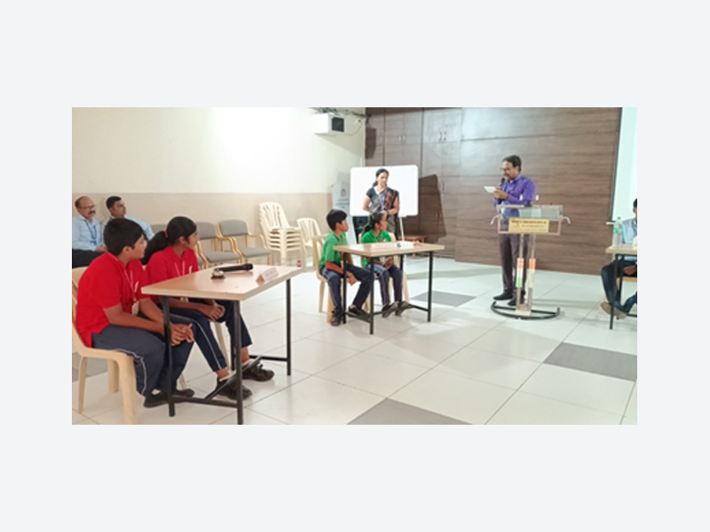 My Cloud Quiz Competition Ignites Minds at KLE Society's Smt. C.B. Ranamode School, Athani