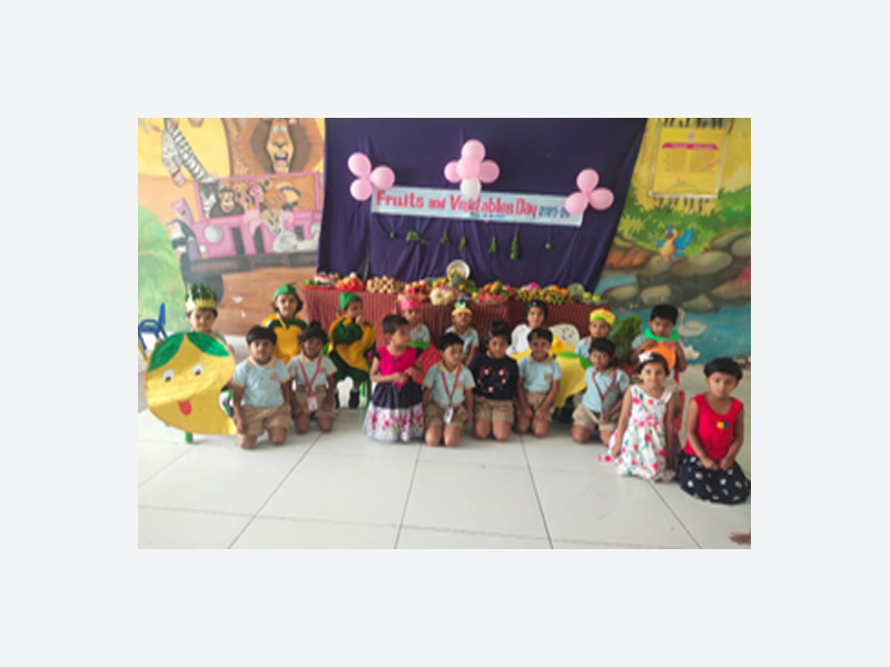 K.L.E. Society's Smt. C. B. Ranamode School, Athani Celebrates Fruits and Vegetables Day