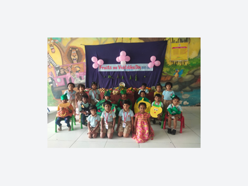K.L.E. Society's Smt. C. B. Ranamode School, Athani Celebrates Fruits and Vegetables Day