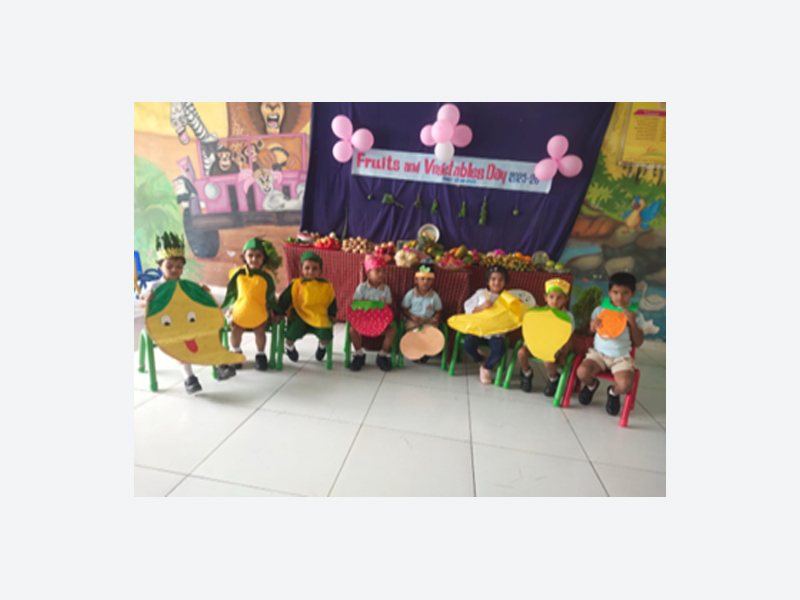 K.L.E. Society's Smt. C. B. Ranamode School, Athani Celebrates Fruits and Vegetables Day