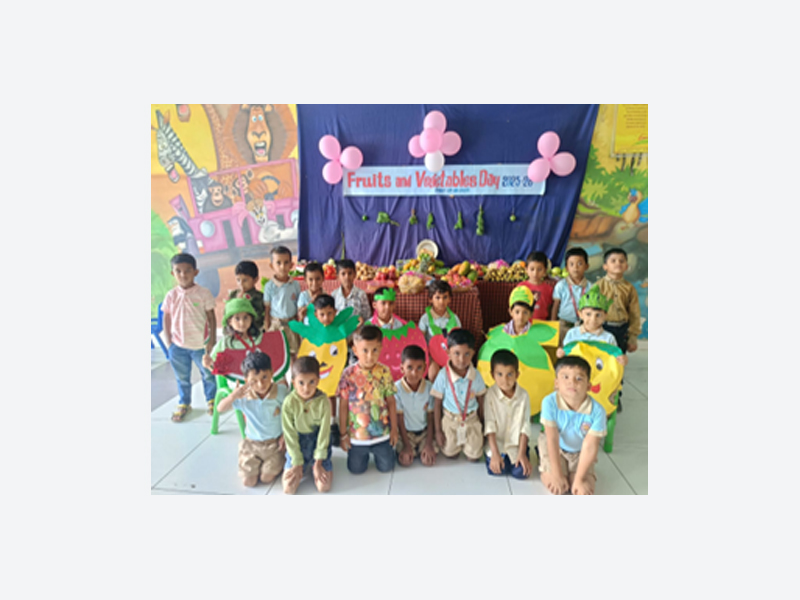 K.L.E. Society's Smt. C. B. Ranamode School, Athani Celebrates Fruits and Vegetables Day