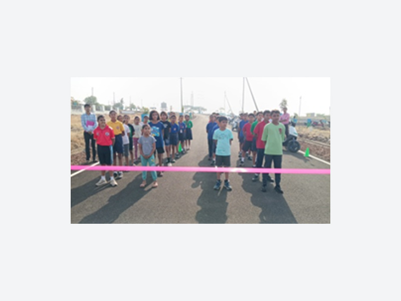 KLE Society's Smt. C.B. Ranamode School Athani Hosts Successful Skating Mini Marathon