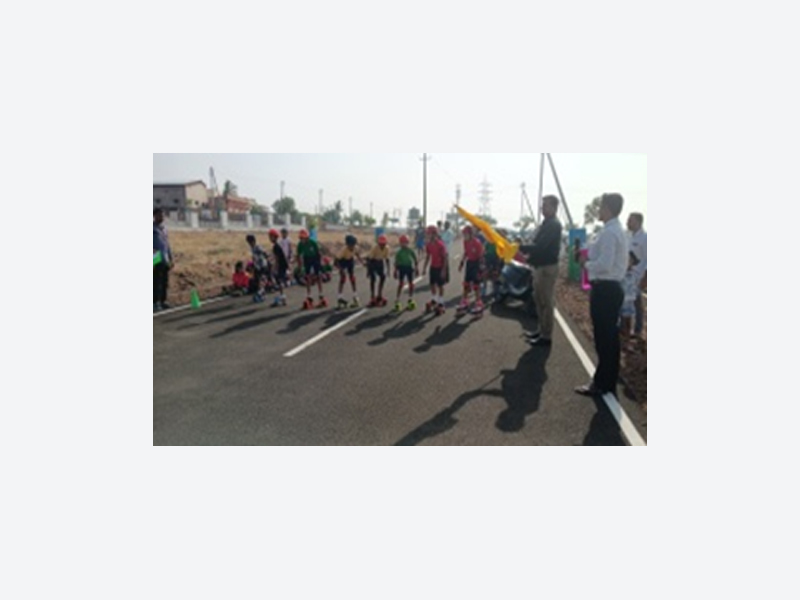 KLE Society's Smt. C.B. Ranamode School Athani Hosts Successful Skating Mini Marathon