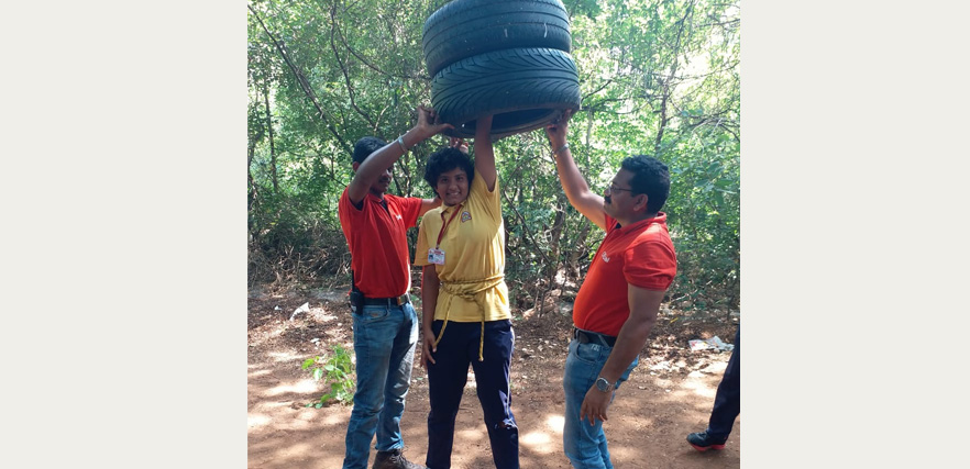 Adventure camp at Gokak Forest