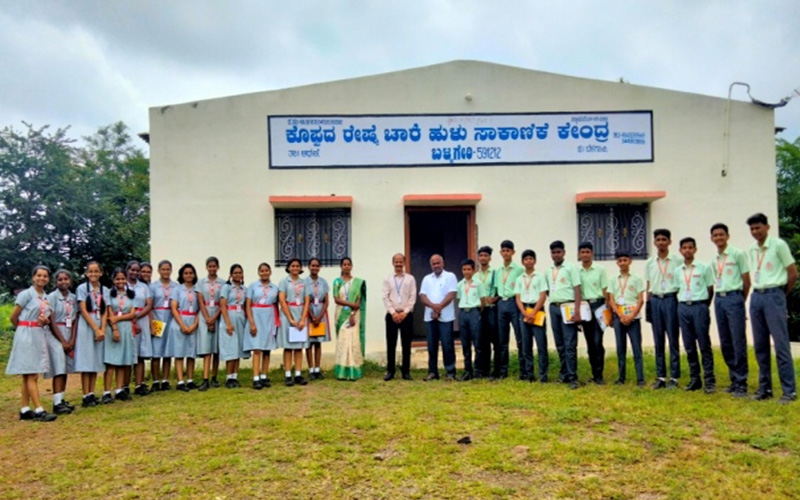 Educational visit to sericulture farm 