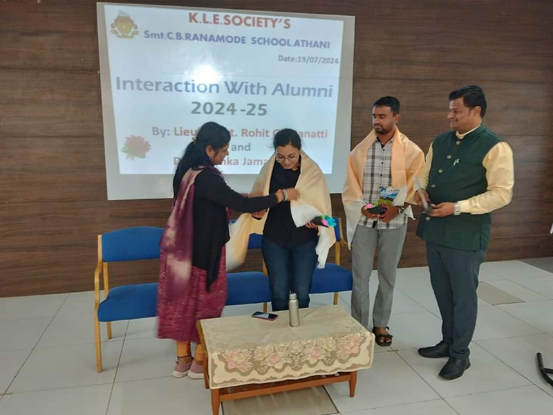 INTERACTION WITH Alumni 