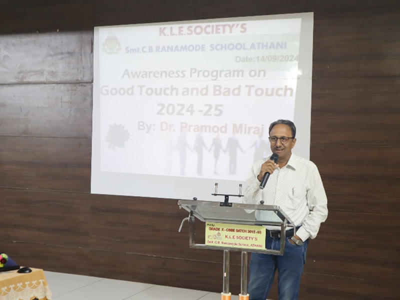 Awareness Program on Good Touch and Bad Touch