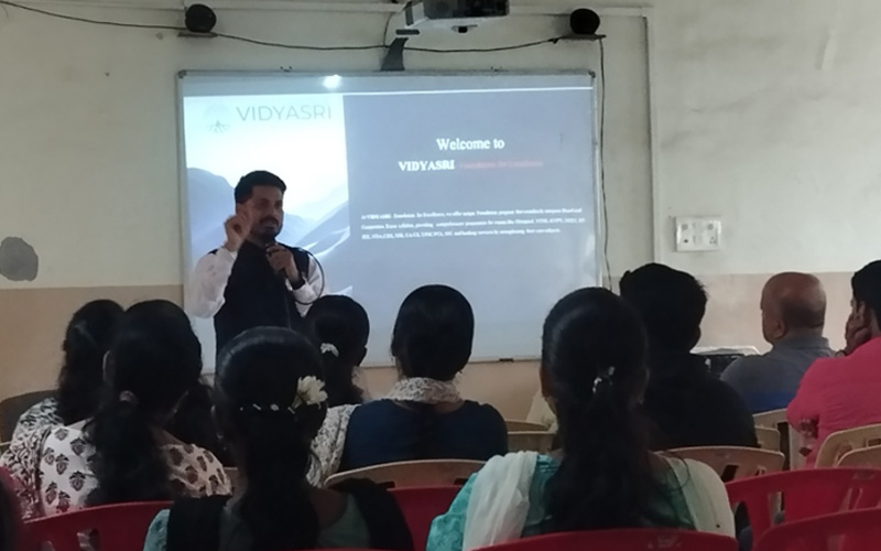 Orientation program from Vidyasri (The Foundation for Excellence)